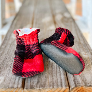 LE Emory Minky Booties Ready to Ship