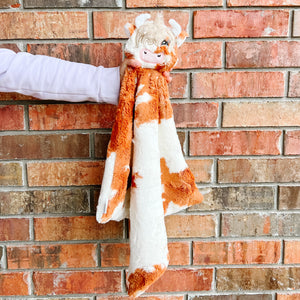 Custom Order LE Handmade Snuggle Buddy Highland Cow