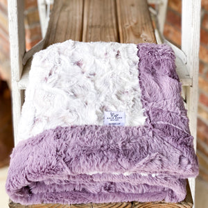 Popular Snowy Owl Elderberry & Elderberry Hide Double Luxe Blanket