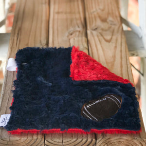 Pre-Selected Color Combos in Football Applique Mini Loveys