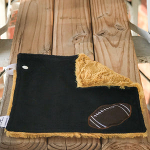 Pre-Selected Color Combos in Football Applique Mini Loveys