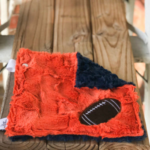 Pre-Selected Color Combos in Football Applique Mini Loveys