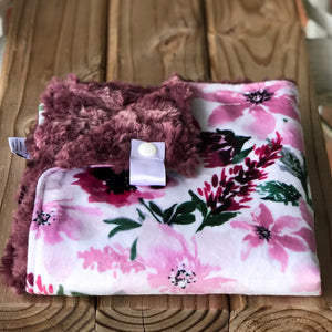 Easy Order Spring Flowers Rose Minky Lovey