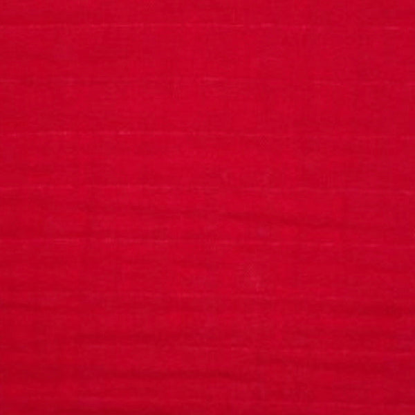 Solid Ruby Red Muslin