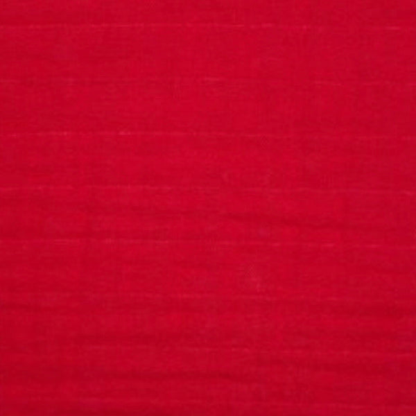 Solid Ruby Red Muslin