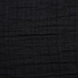 Solid Black Muslin