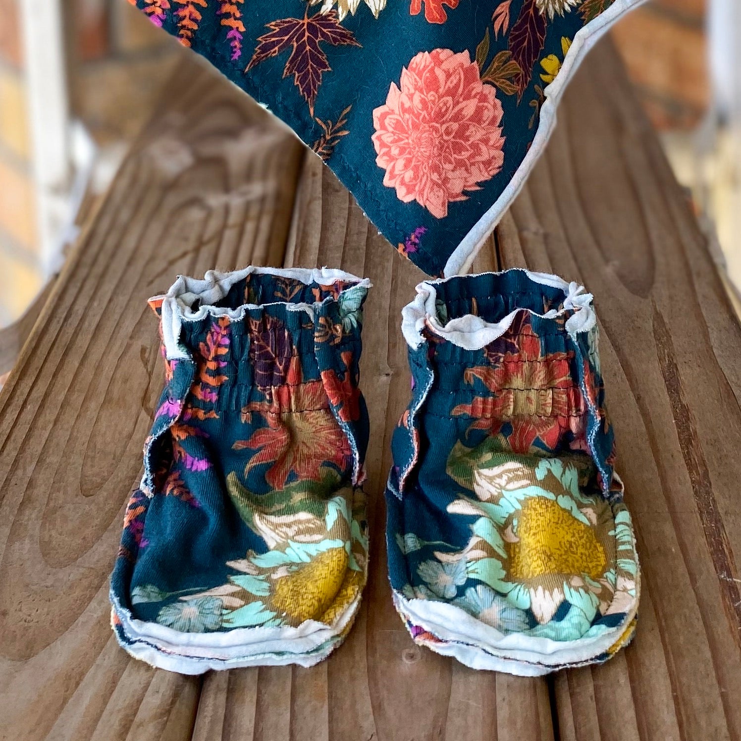 Autumn Cotton Knit Booties