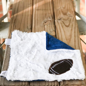 Pre-Selected Color Combos in Football Applique Mini Loveys