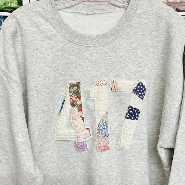 NEW! LE Scrappy Quilt 1-4 Custom Sweatshirts!