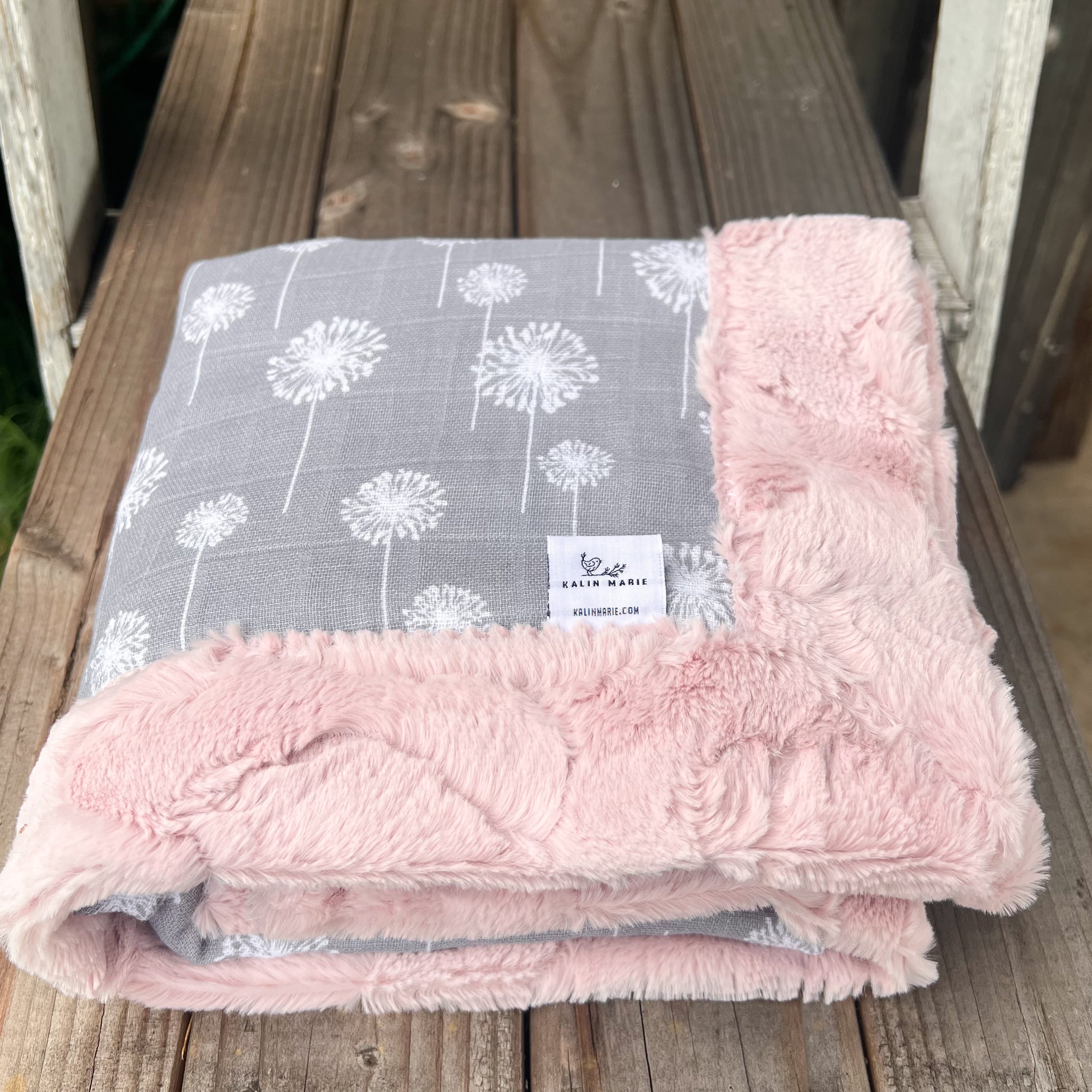 RTS Dandelion Steel Cotton Cuddle Blanket