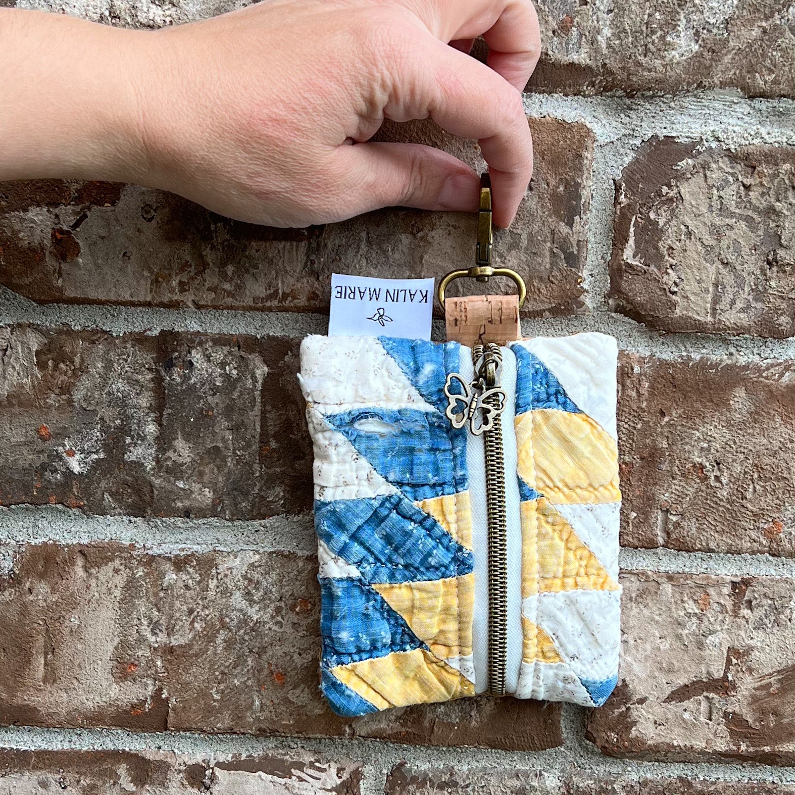 LE Vintage Quilt Coin Purse