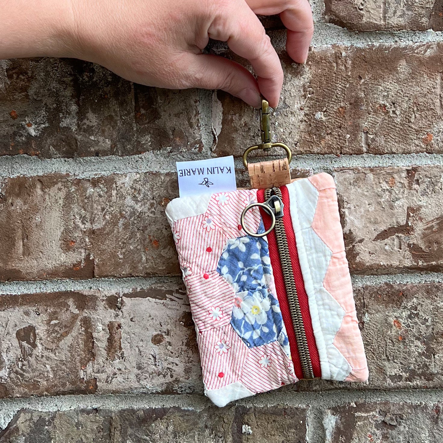 LE Vintage Quilt Coin Purse