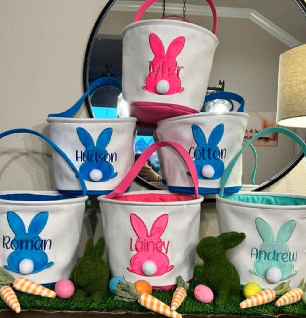 Personalized Bunny Easter Basket