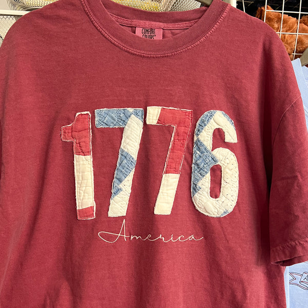 NEW! 1776 Quilt Appliqued Tees & Sweatshirts