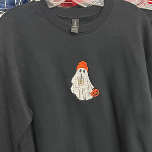 RTS! Coffee Ghost EmbroideredSweatshirts