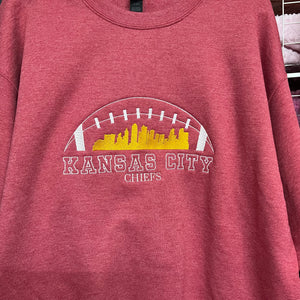 NEW! Football Cityline Embroidered Sweatshirts