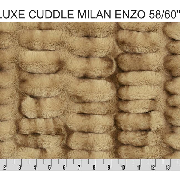LE Easy Order Mocha Enzo Milan Double Luxe Blanket