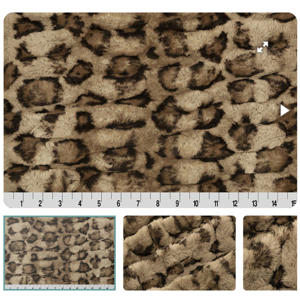 LE Easy Order Acorn Leopard Milan Double Luxe Blanket