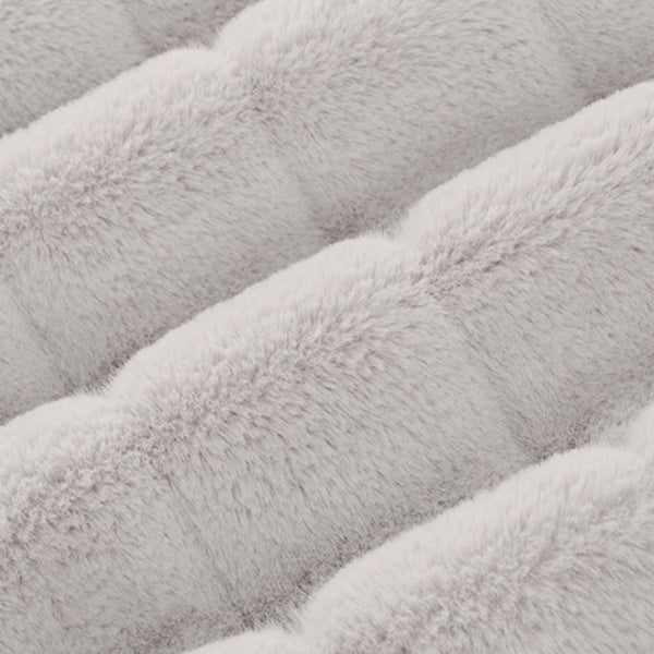 Easy Order Rosewater Hide & Fawn Faux Fur Double Luxe Blanket
