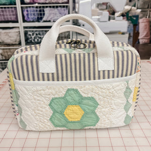 Vintage Quilt Bible Bag - Medium