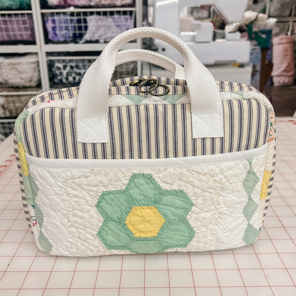 Vintage Quilt Bible Bag - Medium