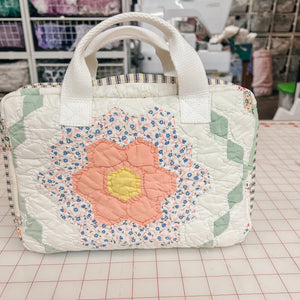 Vintage Quilt Bible Bag - Medium