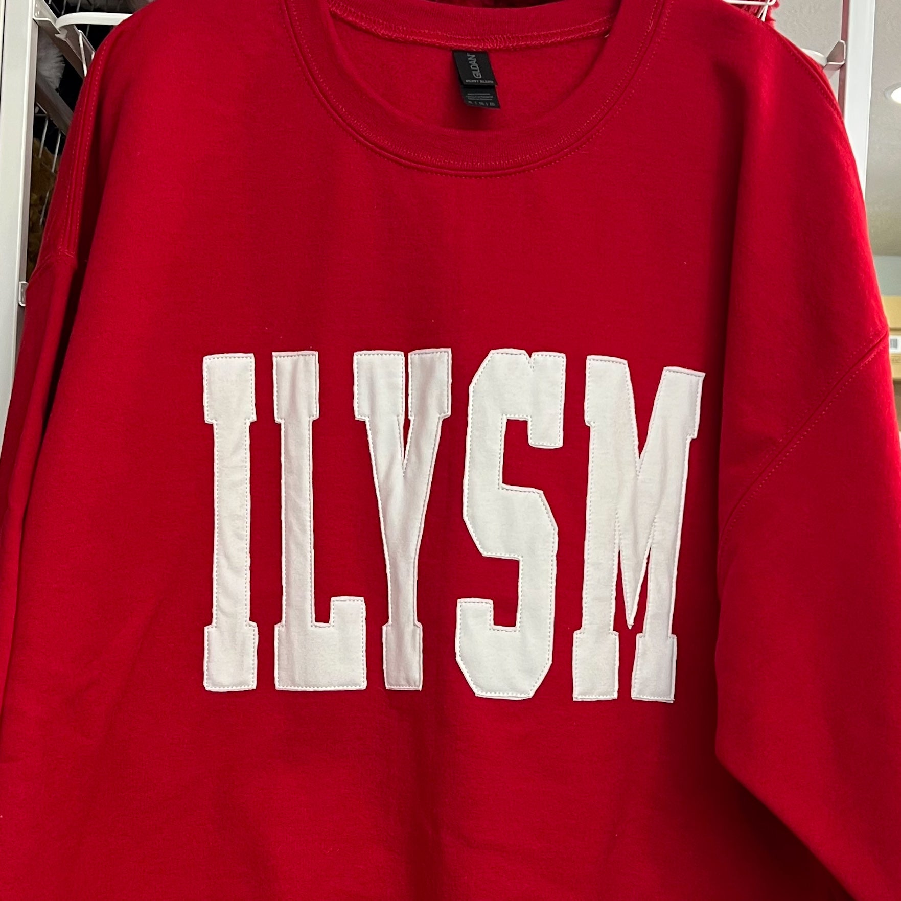 NEW! ILYSM Appliqued Sweatshirts