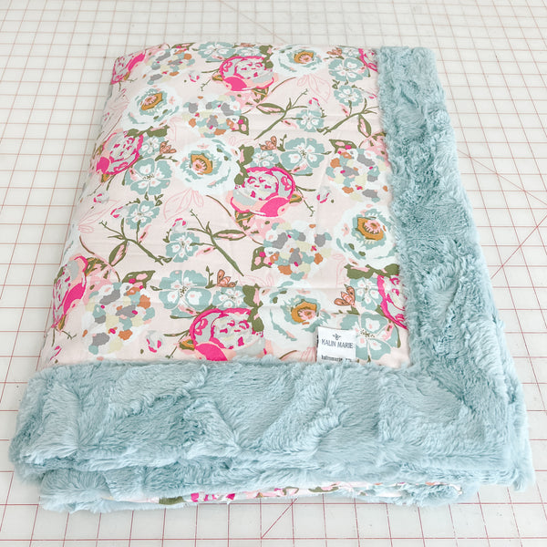 Easy Order Garden Rocket Cotton Knit Luxe Blanket