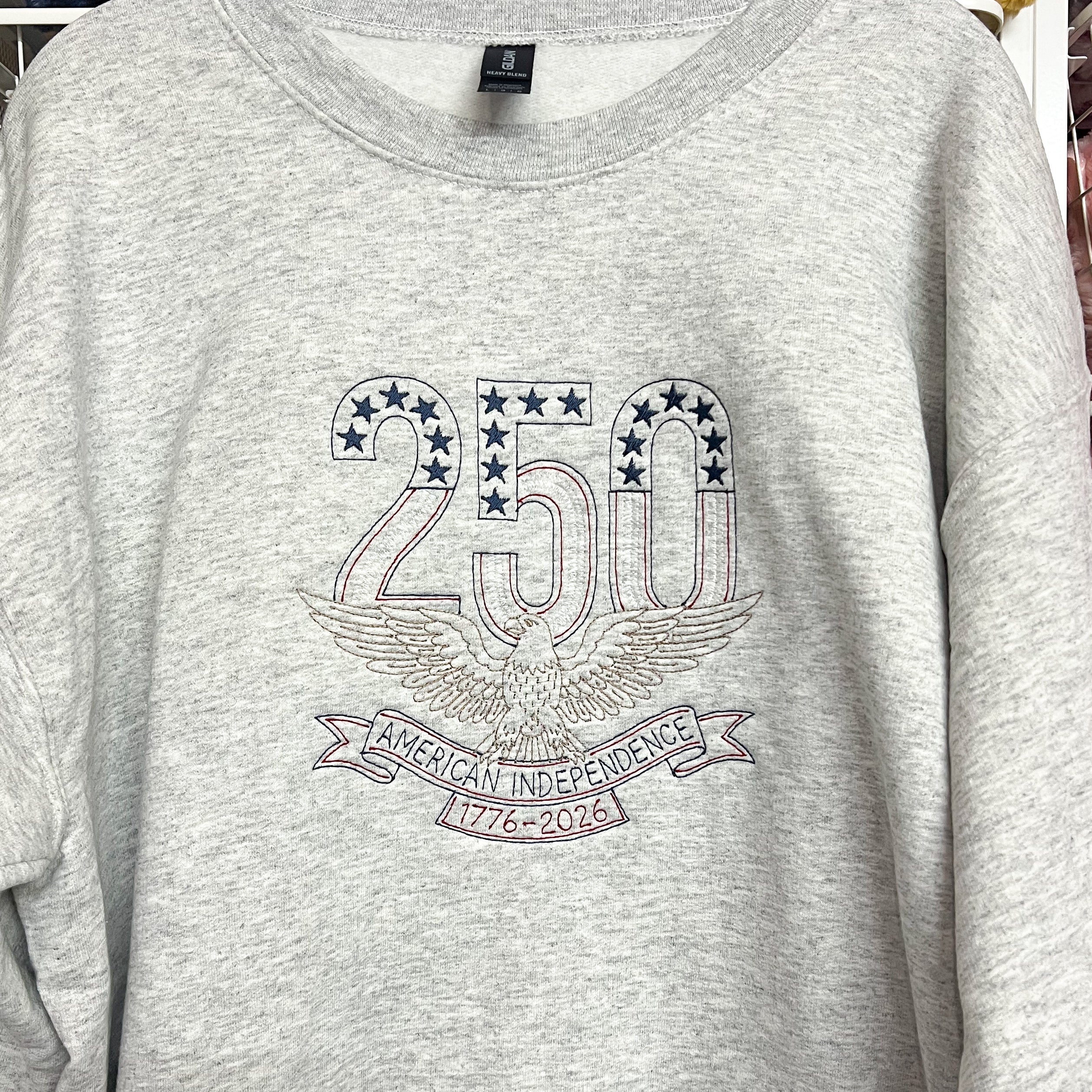 NEW! American Independence Eagle Embroidered Tees & Sweatshirts