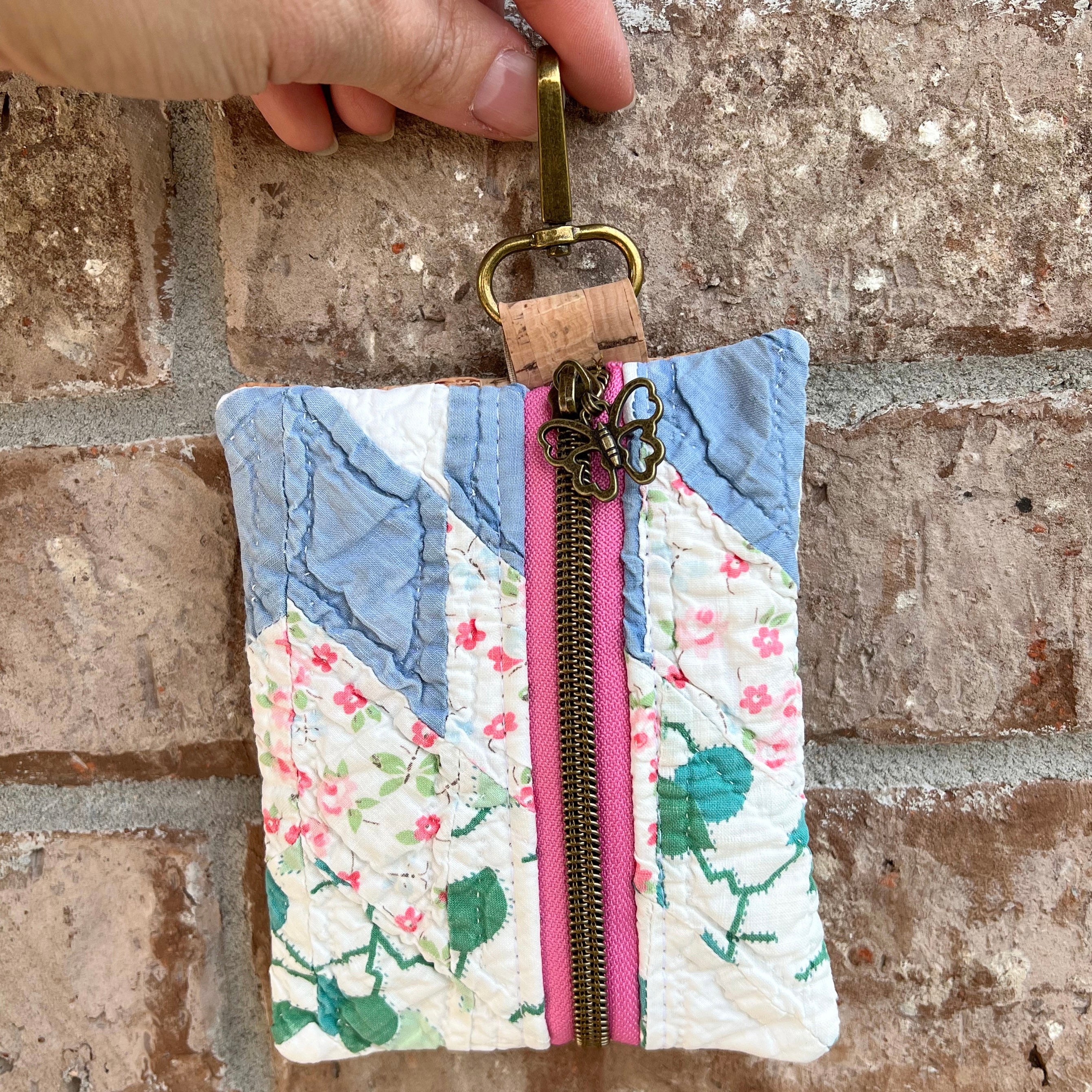 LE Vintage Quilt Coin Purse