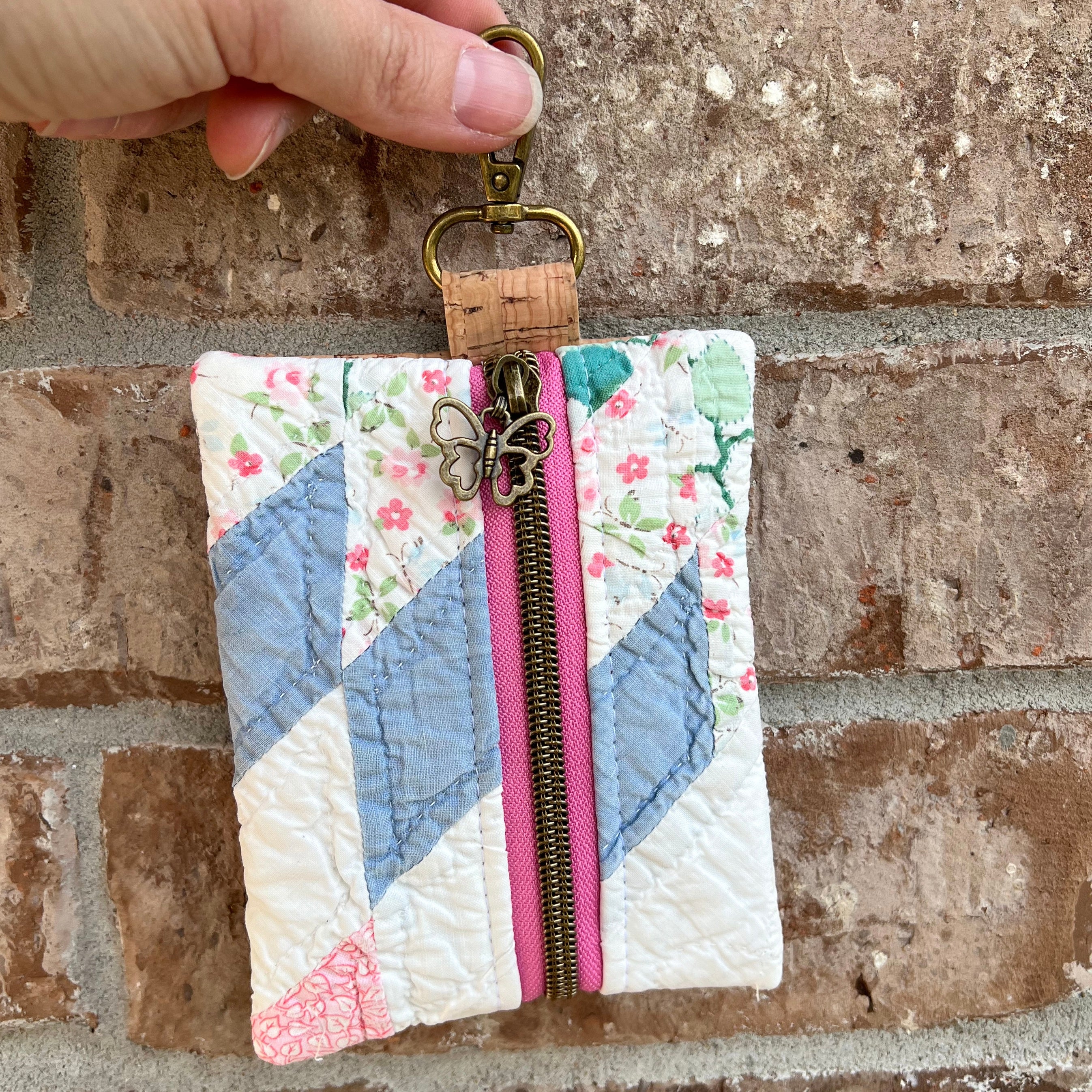 LE Vintage Quilt Coin Purse