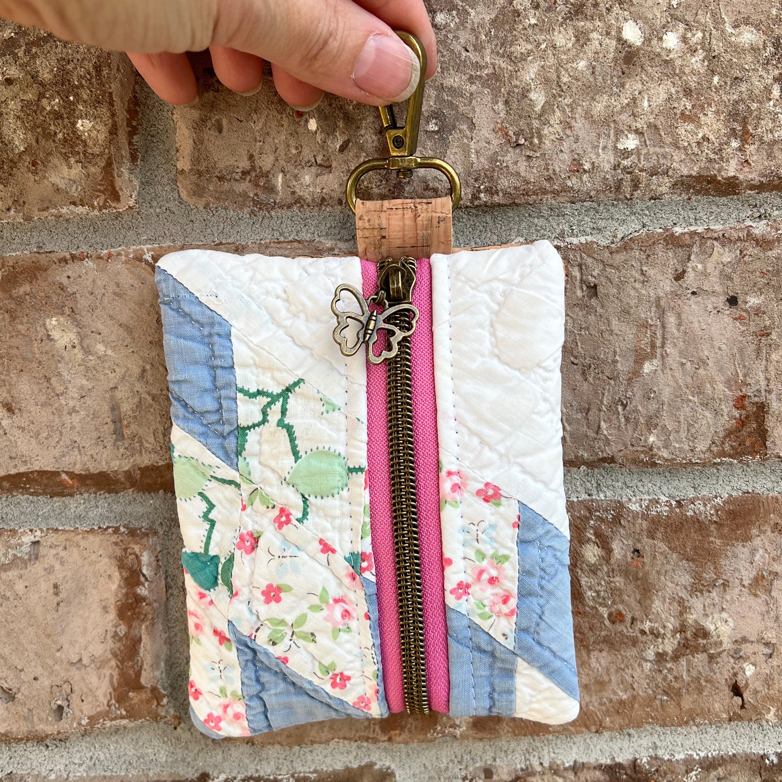 LE Vintage Quilt Coin Purse