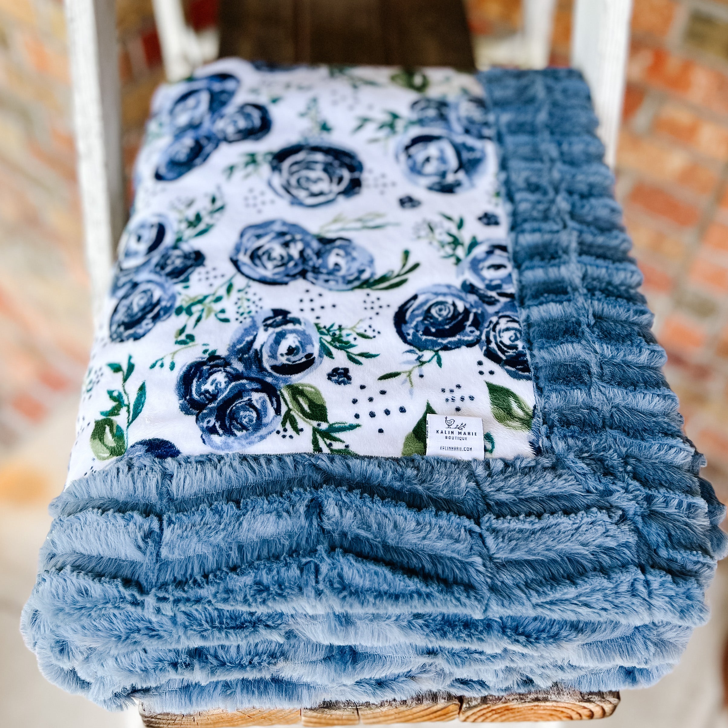 RTS Last Chance! Rosie Navy Snuggle Blankets