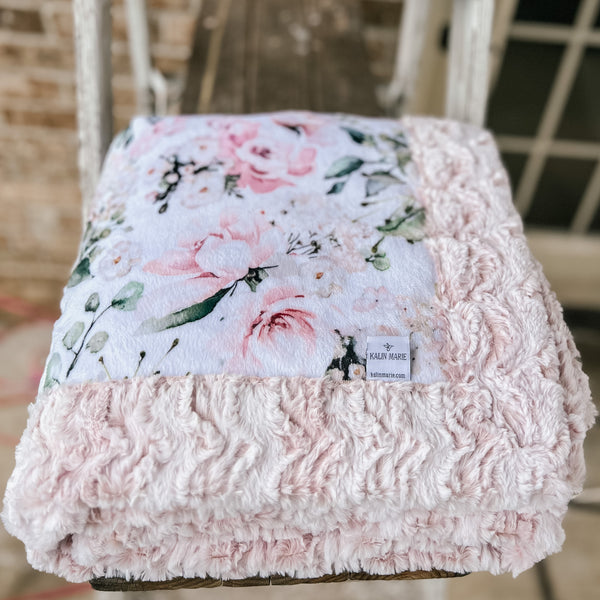 RTS Something Pink Luxe Snuggle Blanket