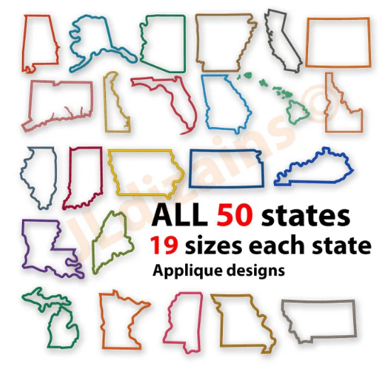 New State Applique ADD-ON