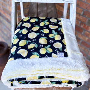 Last Chance! RTS Lemon Squeeze Luxe Snuggle Blankets