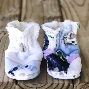 RTS Custom Style Booties 0-6 months - 4.5" Sole
