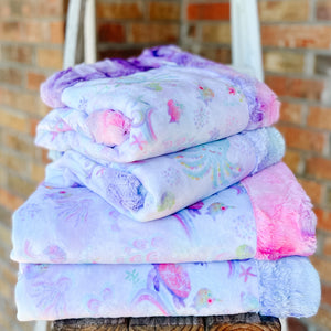 Easy Order Splish Splash Luxe Snuggle Blanket