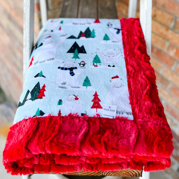 RTS Christmas Print Blankets