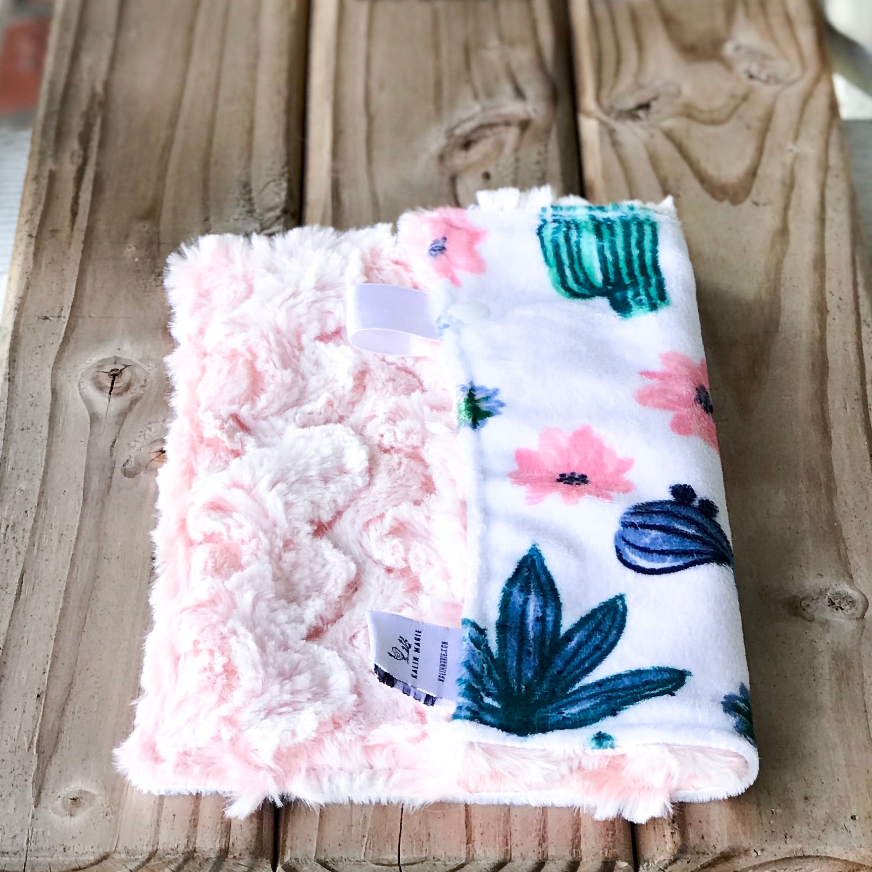 RTS Cactus Blooms Bluebell Luxe Snuggle Loveys