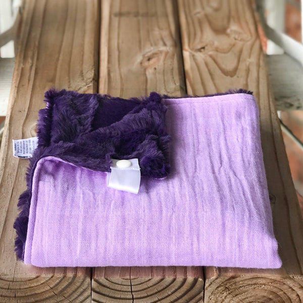 RTS Solid Lilac Cotton Cuddle Lovey