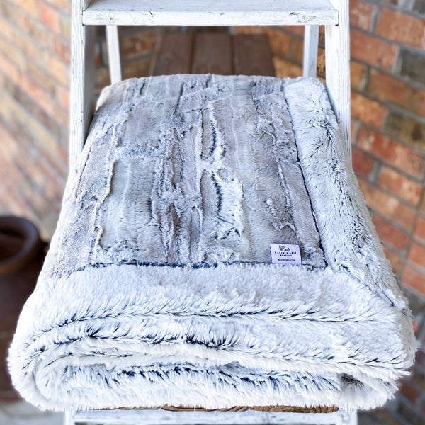 RTS Silver Fox & Black Frost Luxe Blanket