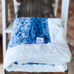 RTS Bluebell Fawn & Bluebell Frost Luxe Blanket