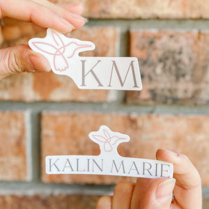 Kalin Marie Logo Stickers & Pens