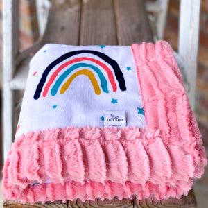 Easy Order After the Rain Watermelon Luxe Snuggle Blanket