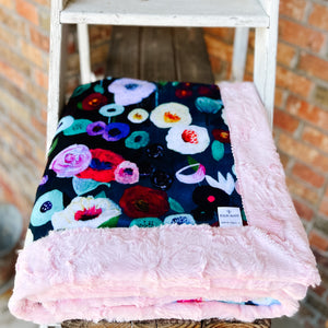RTS Flower House Luxe Snuggle Blankets