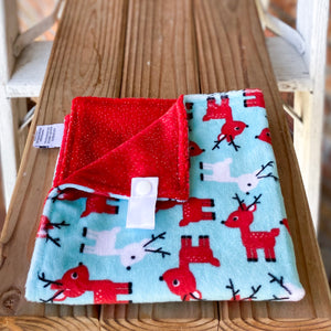 Last Chance! RTS Holiday Reindeer Loveys & Blankets
