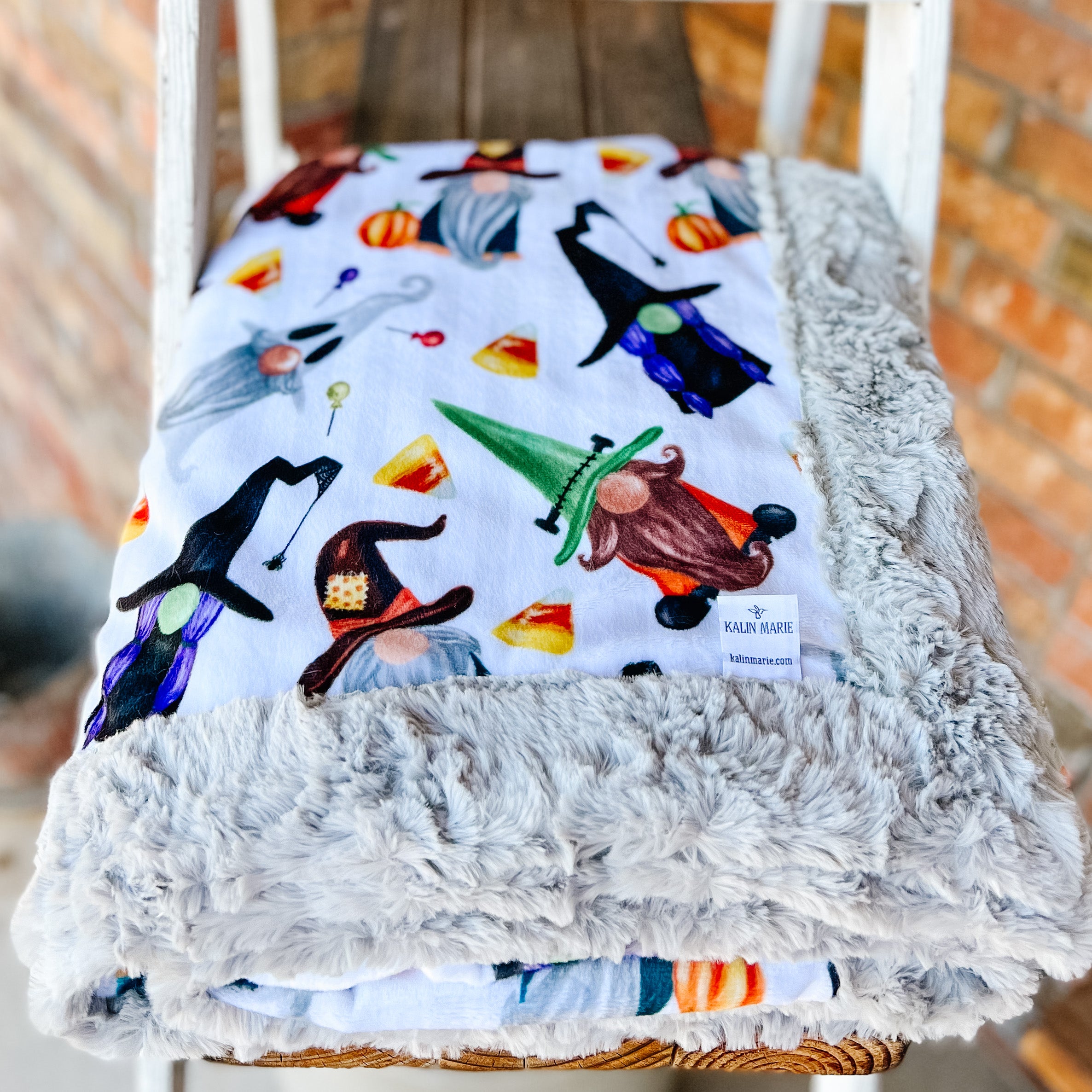 Last Chance! RTS Halloween Gnomes Luxe Snuggle Blankets