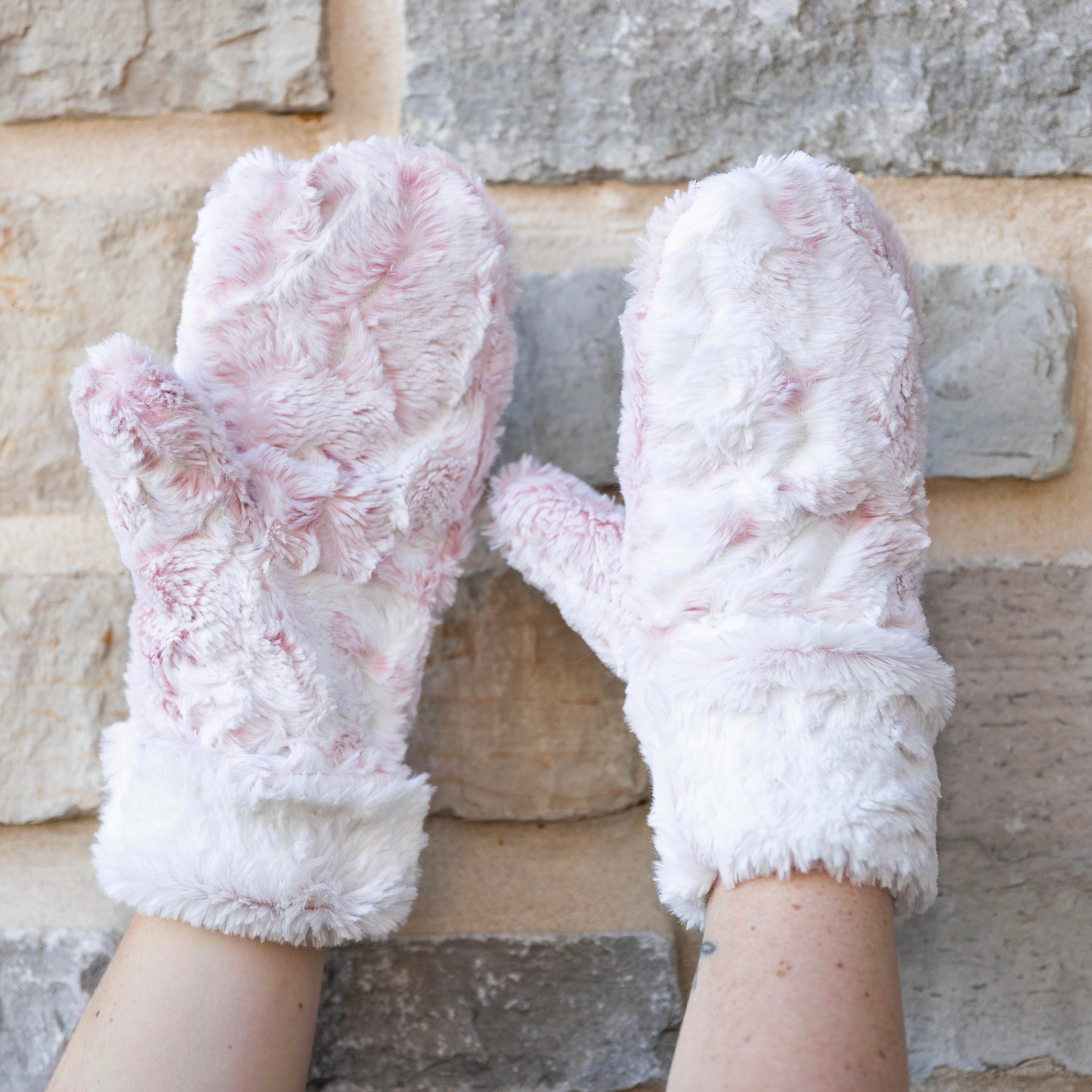 Luxe Faux Fur Mittens - Ready to Ship