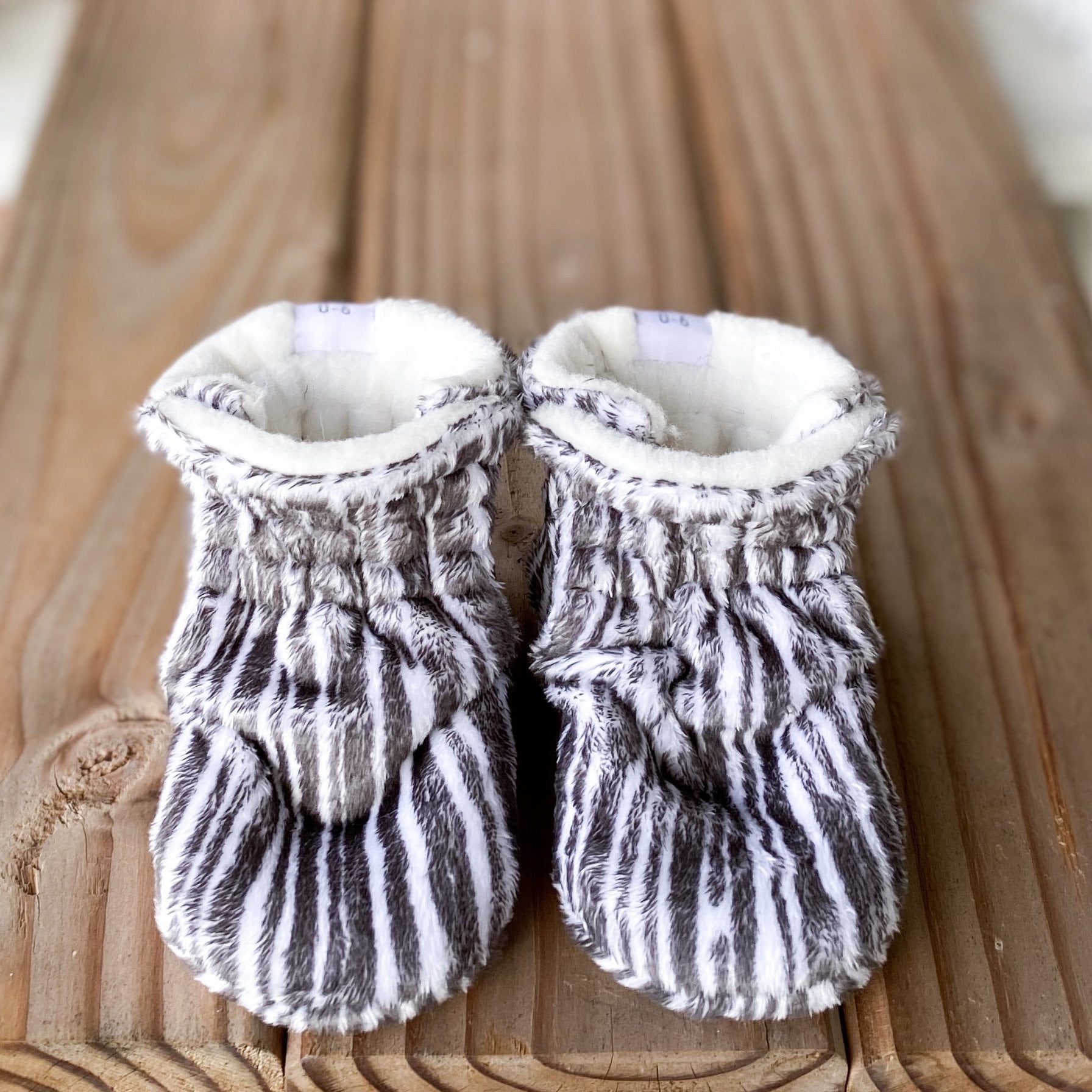 RTS Custom Style Booties 0-6 months - 4.5" Sole